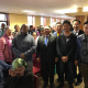 Minister Fritz with elderly residents and Chinese business owners