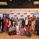 Minister Marais and HOD Walters with some of the performers