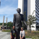 Minister Anroux Marais and Lindsay Louis, Third Secretary of the SA Embassy in The Hague on International Mandela Day