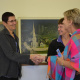 Minister Marais meets Ansa Marais, regional Library Assistant in Oudtshoorn 