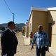 Minister Meyer and Councillor K. Papier during the oversight visit to the Saviva Housing Project.