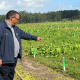 Minister Meyer inspecting pasture trials