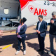 Minister Nomafrench Mbombo visits SA Red Cross Air Mercy Services (AMS)