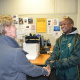 Moses Molaba meets Minister Marais at the Metro sport office