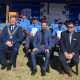 Seated in front, L – R: Mossel Bay Executive Mayor, Alderman Dirk Kotze, Western Cape Minister of Police Oversight and Community Safety, Reagen Allen and Mossel Bay Member of the Mayoral Committee (MMC) for Community Safety, Councillor (Cllr) Leon van 