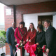 Ms Sani with Stellenbosch Executive Mayor Gesie Van Deventer and other officials at the opening of the library