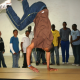 One of the aspiring dancers showcase his skills at the workshop held at the Kleinplasie Museum  (3)