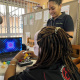 Bothasig CDC OT Shannen-Leigh Smith set up a sensory station to create awareness about the importance of occupational therapy for people living with autism.
