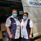 Mayleine Reid and Staff Nurse Melanie Engel