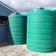 Rainwater harvesting tanks for irrigation purposes.