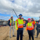 Western Cape Provincial Minister of Infrastructure Tertuis Simmers visited the Refinery interchange infrastructure project between TR11/1(Route N7) and Plattekloof Road