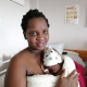 Rosine Umuhoza and Baby Gianna
