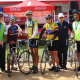 Saldanha Bay Municipality Council with the medallists of the cycling event