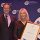 Sandra Prinsloo received a Ministerial Commendation award from Minister Anton Bredell