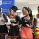 Sikhulule Ngxowa Group entertained the audience at the Villiersdorp Public Library