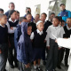 Song performance by Tesselaarsdal Primary School learners at the official opening of the library