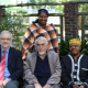 Speakers Prof Henkel, Prof De Villiers and Dr Qubuda with Museum Manager Dubula