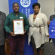 Stanley Amsterdam (Treasurer of SANTACO Western Cape) with Mcebisi Dyasi, Buyelwa Mboya and Zikhona Sikatele of the Department of Transport and Public Works.