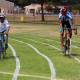 Students could try out their cycling skills