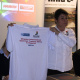 Team leader and SASWC Chairperson, Bev le Sueur unveiling the team kit