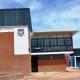 The entrance at the upgraded Vooruitsig Primary School School.