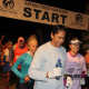 The Knysna Forest Marathon started at 7 'o clock  in cold conditions