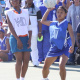 The netball girls did not hesitate to give their all