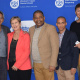 The Stakeholder Management team with Minister Anroux Marais and Deputy Mayor of Drakenstein Municipality, Conrad Poole, centre.