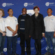 The WC delegation with DCAS Director for Sport Promotion Thabo Tutu and Zaghra Savahl in the centre.