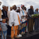 Traditional Chiefs and local community leaders prepared for the wreath laying ceremony on Heritage Day in the West Coast