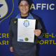 Traffic Officer Lucinda Parks, who also received a study bursary.