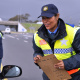 Traffic Officer Shireen Brown during a roadblock.