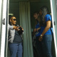 Minister Mbombo with UCT students on SHAWCO mobile clinic