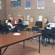 Primary school learners using the WCG eCentre computers