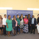 Minister Mbombo and Dr Mabuda with WCCN staff