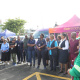 Minister Mbombo addressing the Department staff and NGOs providing the healthcare services at the Wellness Hub.