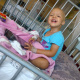 Razia at aged three when she underwent chemotherapy at the hospital.