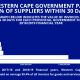 Western Cape Government Supplier Payment Record