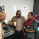 Young people enjoy coffee in the Youth Hub