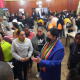 Minister Fernandez interacting with young people at the Provincial Youth Expo
