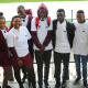 Youth from Kraaifontein were excited to be part of the Life Counts Launch. From left Ms Lulama Ndebe and Nokuthula Damane (right) with pupils from Masibambane High School.