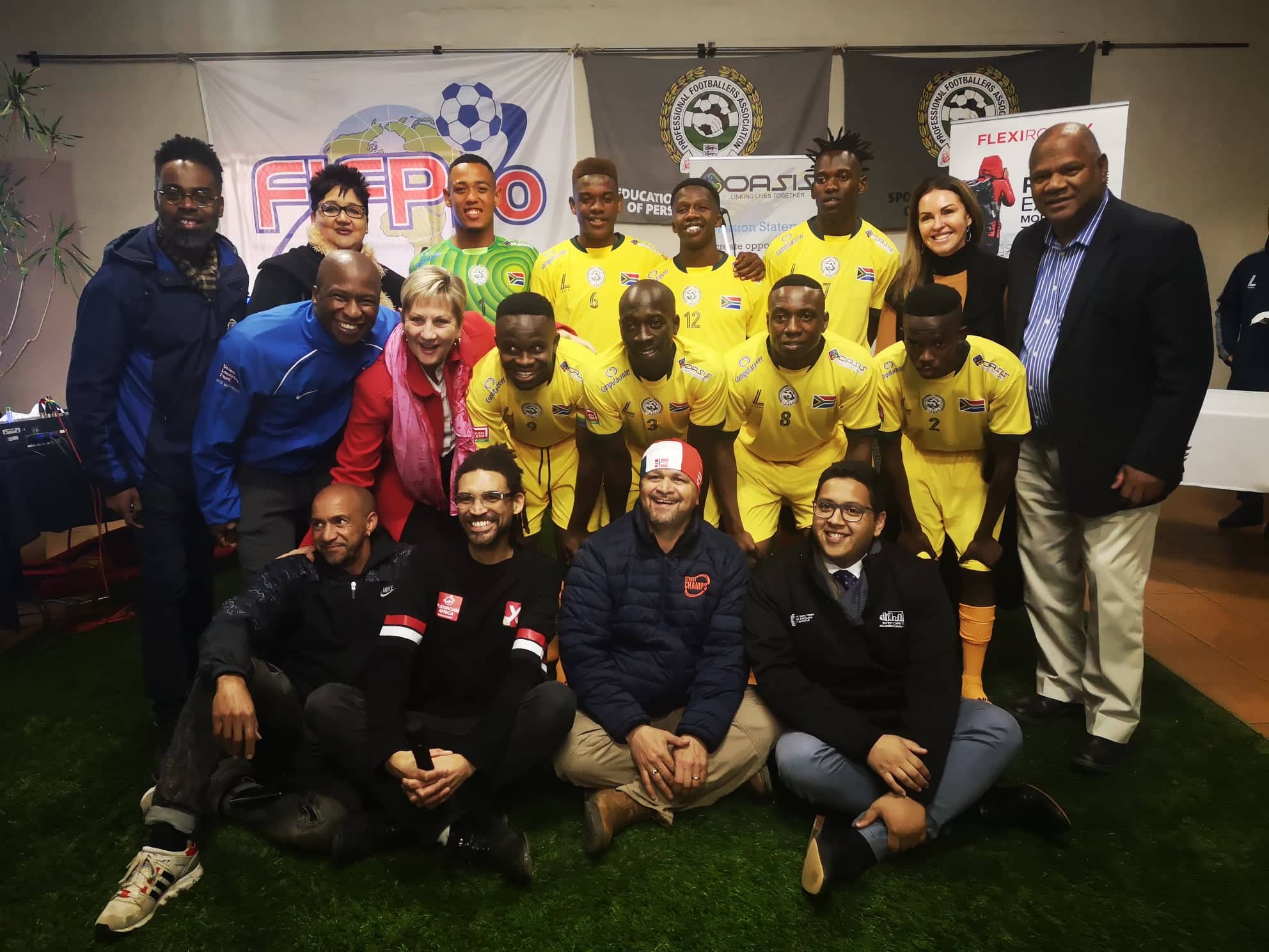 Western Cape Government officially bid farewell to SA Homeless Soccer World Cup Team in Cape Town