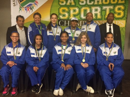 Team Western Cape chess girls u15 gold at the National School Sport Championships Winter Games in Durban