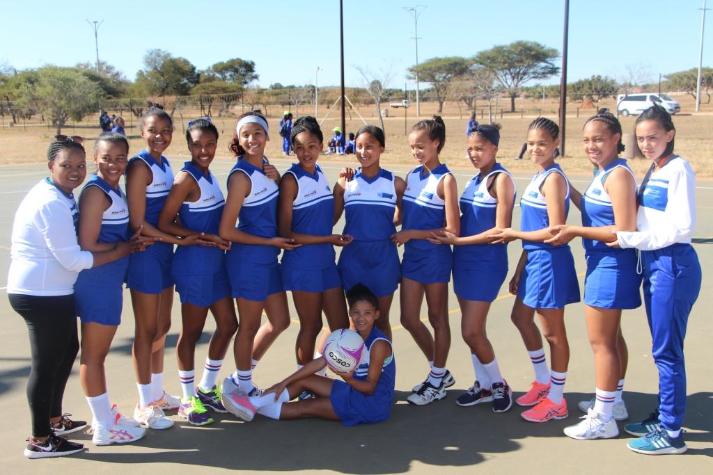 Team Western Cape's netball team