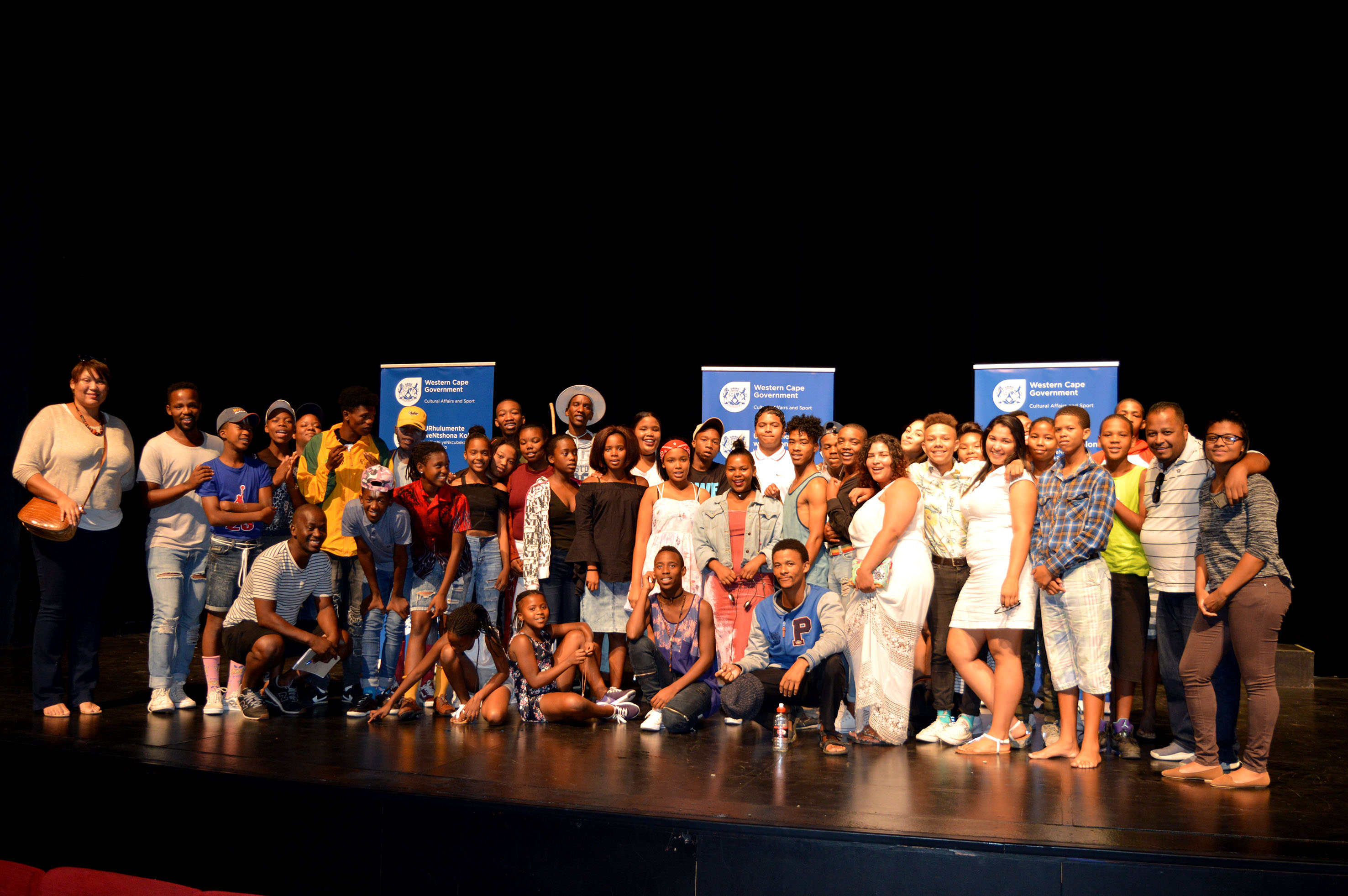 The Cast of the Best of DCAS showcase with Liezl Jansen and Moeniel Jacobs from DCAS