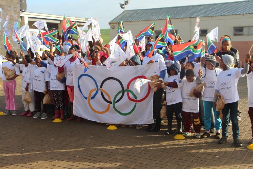 The children were psyched up and ready for all the Olympic activities