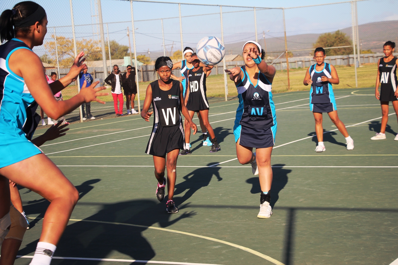 The netball games created excitement amongst players competing at the Festival.