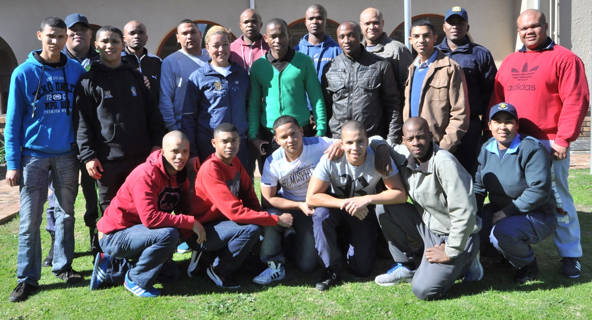 The new trainees at the Gene Louw Traffic College.