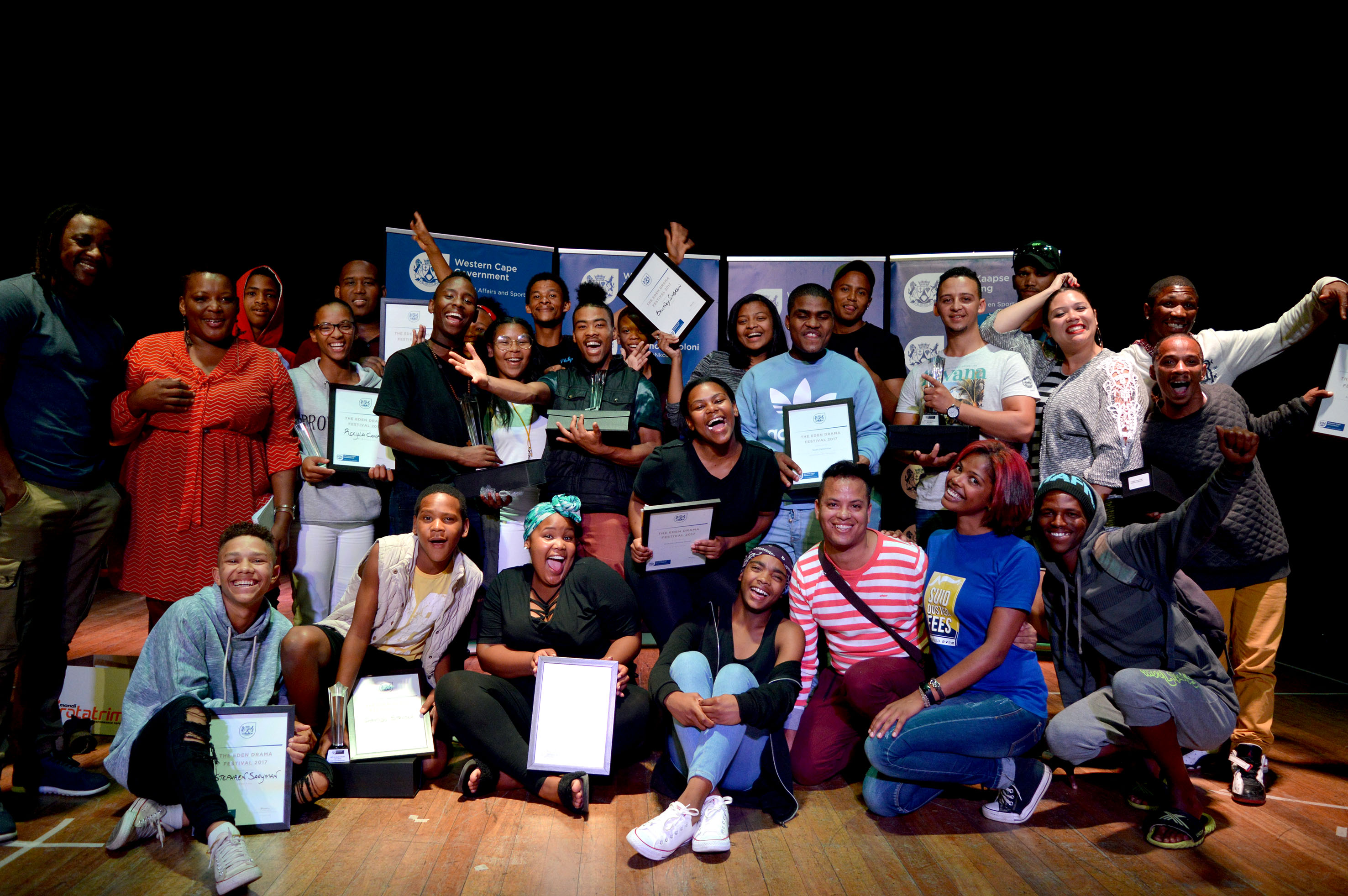 The winners of the Eden Drama Festival Finale celebrate