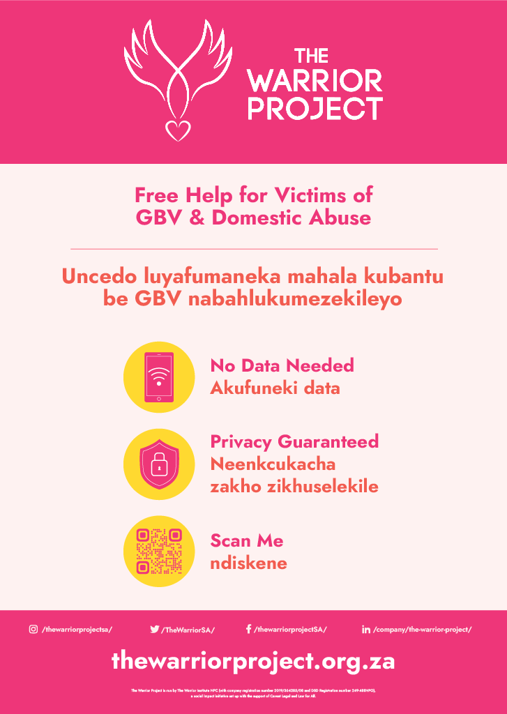 The Warrior Project: Free Help for Victims of GBV and Domestic Abuse